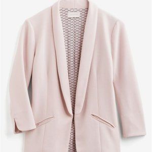 Skies are Blue Blazer- blush pink